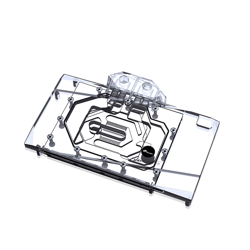 Rtx 4090 Water Block Full Cover - Bykski 전체 커버 워터 쿨러 GALAXY