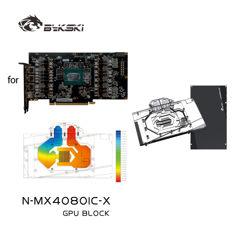 Rtx 4080 Water Cooling Block - Bykski N-MX4080IC-X GPU 블록 MAXSUN RTX