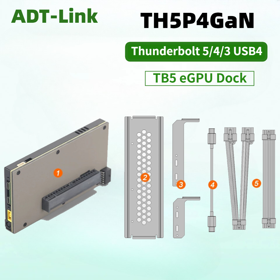 Gpu External Dock Egpu Thunderbolt 4 - TH5P4GaN 노트북 썬더볼트 5/4 USB4 외장