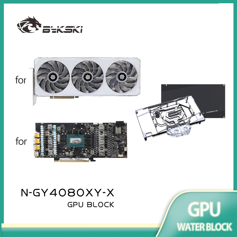 Rtx 4080 Water Cooling Block - Bykski N-GY4080XY-X GPU 블록은 GALAXY RTX