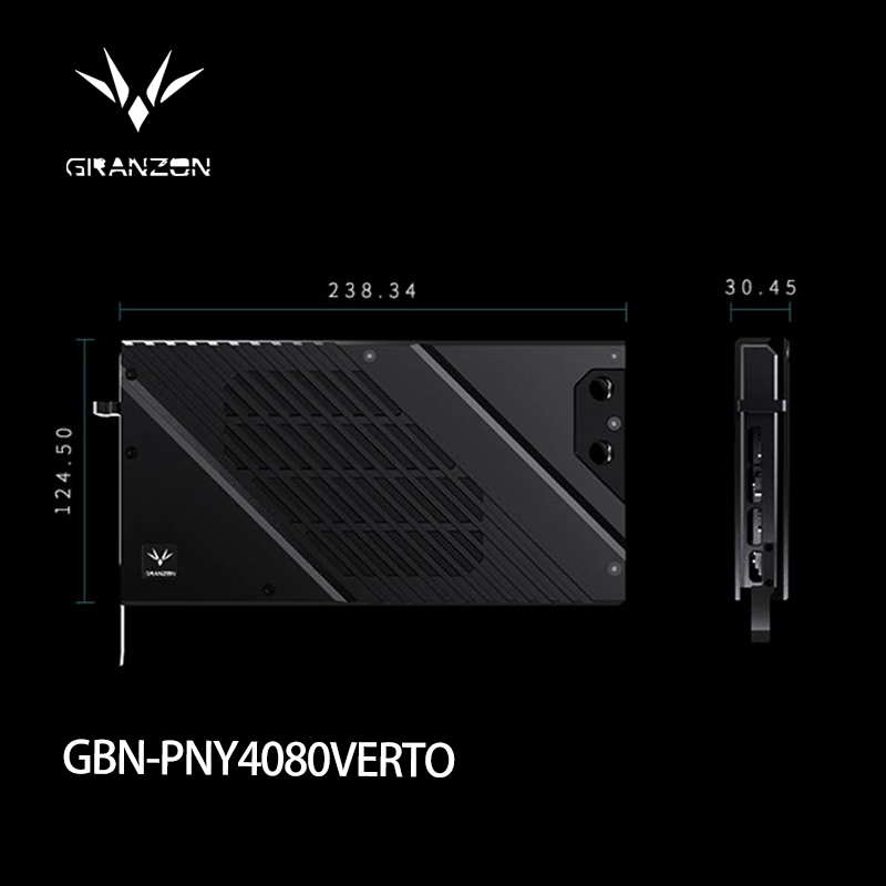 Rtx 4080 Water Cooling Block - 그란존 GBN-PNY4080VERTO 워터 블록 PNY RTX