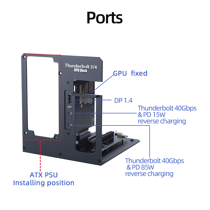 eGPU 썬더볼트 4/3 TB3/TB4 PCIe X16 - Gpu External Dock Egpu Thunderbolt 4 리뷰 및 가격