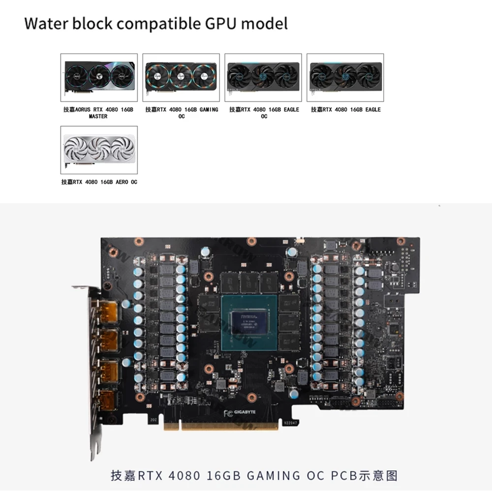 Gigabyte AORUS RTX 4080 16GB 마 - Rtx 4080 Water Cooling Block 리뷰 및 가격