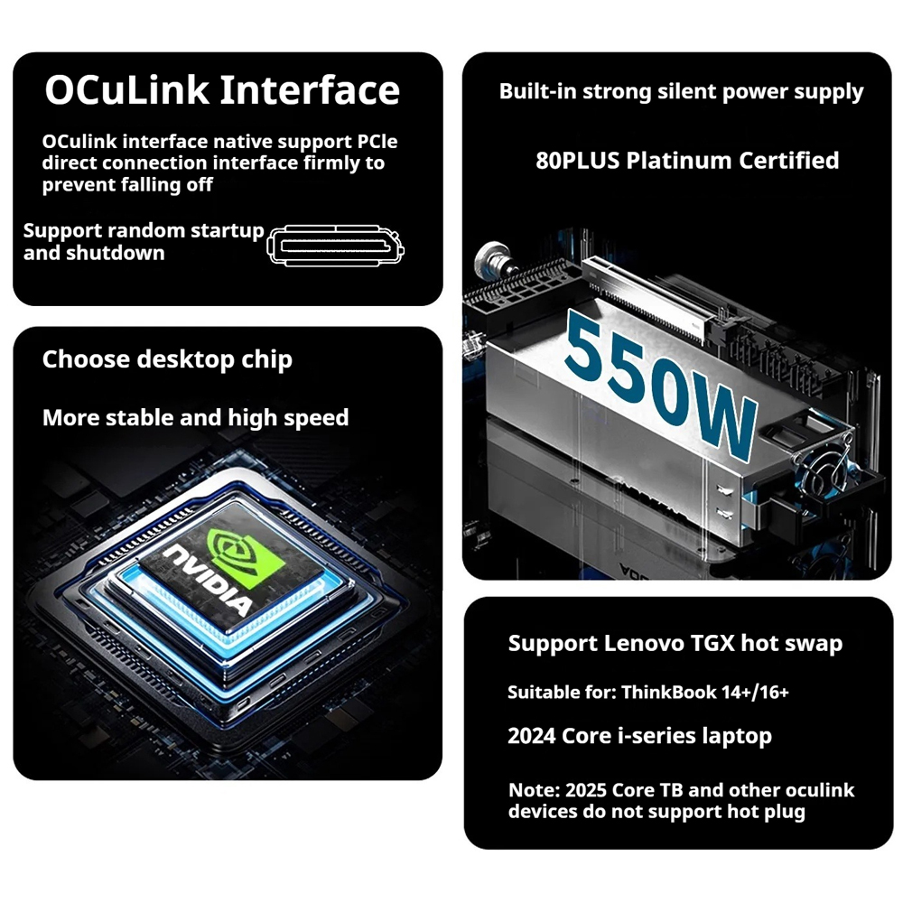 V100A eGPU 도크 OCuLink 썬더볼트 외장  - Oculink Gpu Dock Station 리뷰 및 가격