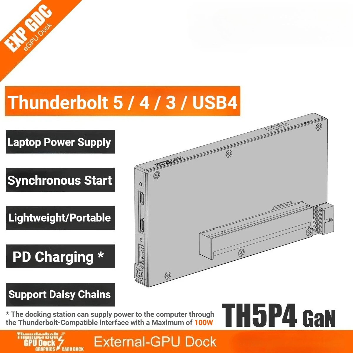 TH5P4GaN 노트북 썬더볼트 5/4 USB4 외장  - Gpu External Dock Egpu Thunderbolt 4 리뷰 및 가격