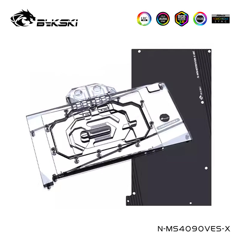 Bykski 풀 커버 워터 블록은 백플레이트가 있는 M - Rtx 4090 Water Block Full Cover 리뷰 및 가격