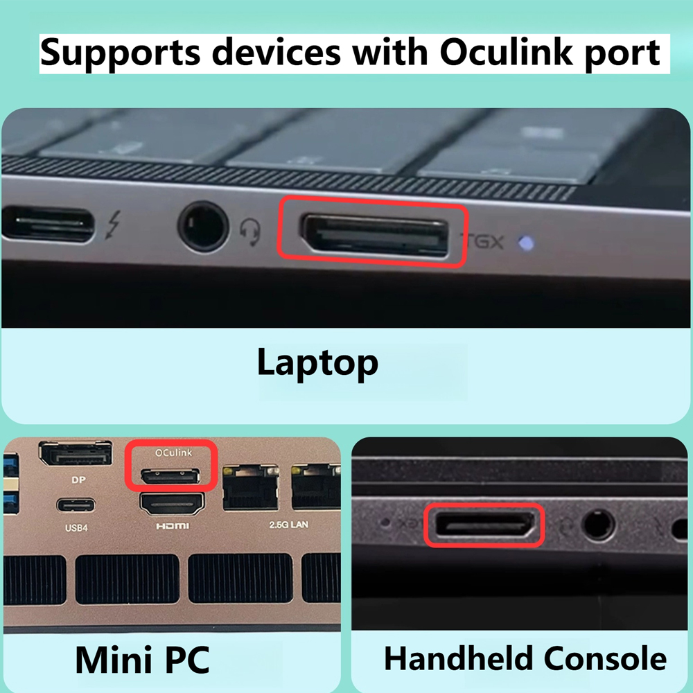eGPU PCIE 4.0 X4 Oculink / M.2 - Oculink Gpu Dock Station 리뷰 및 가격