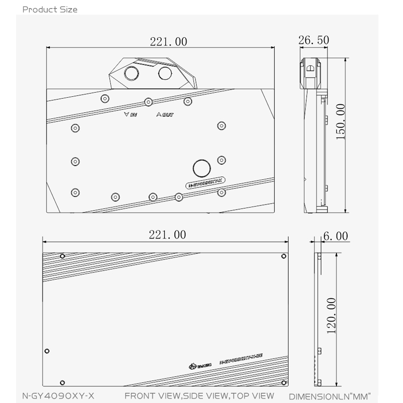 Bykski N-GY4090XY-X GPU 블록, 갤럭 - Rtx 4090 Water Block Full Cover 리뷰 및 가격