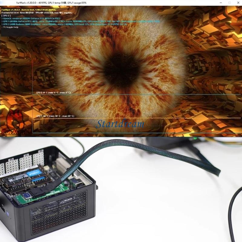 GDC 노트북 외부 그래픽 카드 독(미니 PCIE K9 - Oculink Gpu Dock Station 리뷰 및 가격