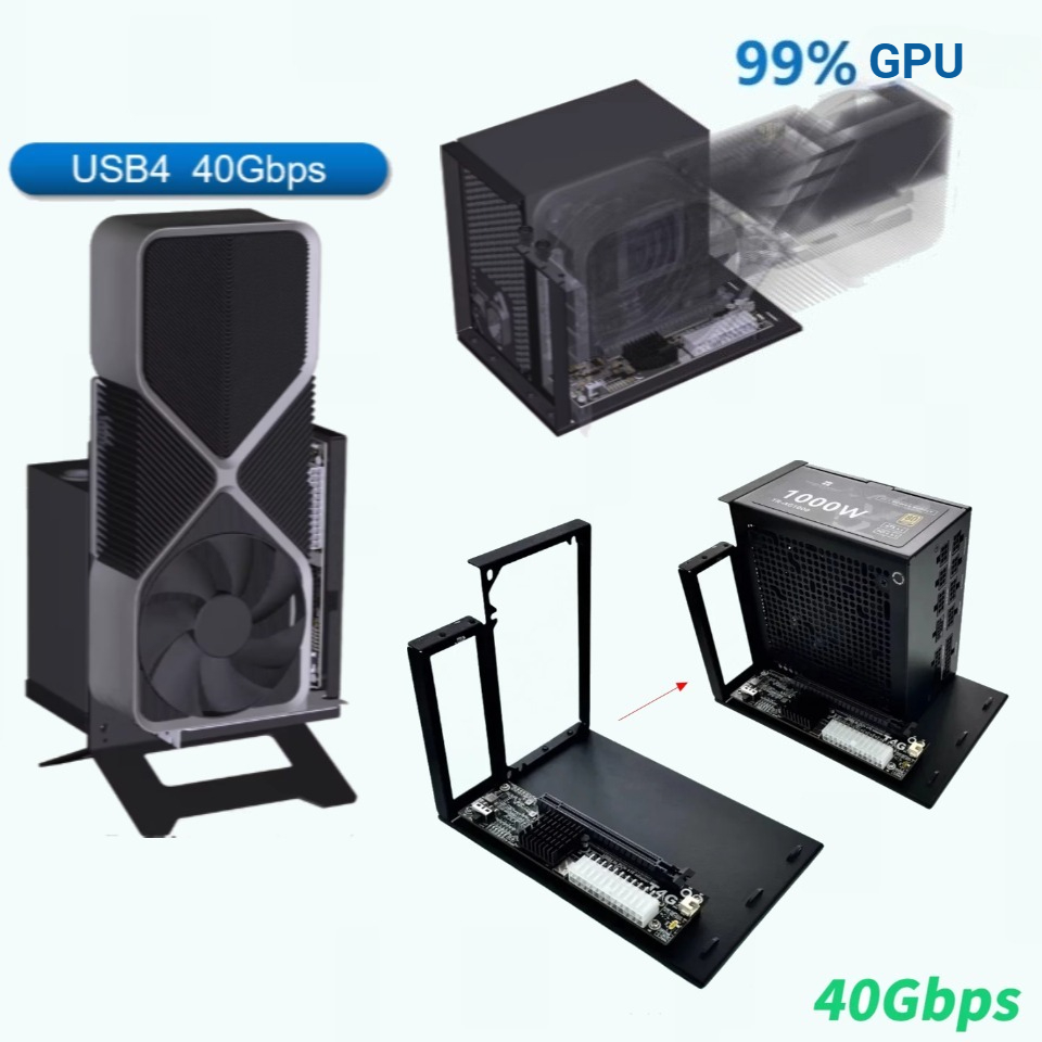 UT4G 외장 eGPU 어댑터 USB4 브래킷 Thun - Gpu External Dock Egpu Thunderbolt 4 리뷰 및 가격
