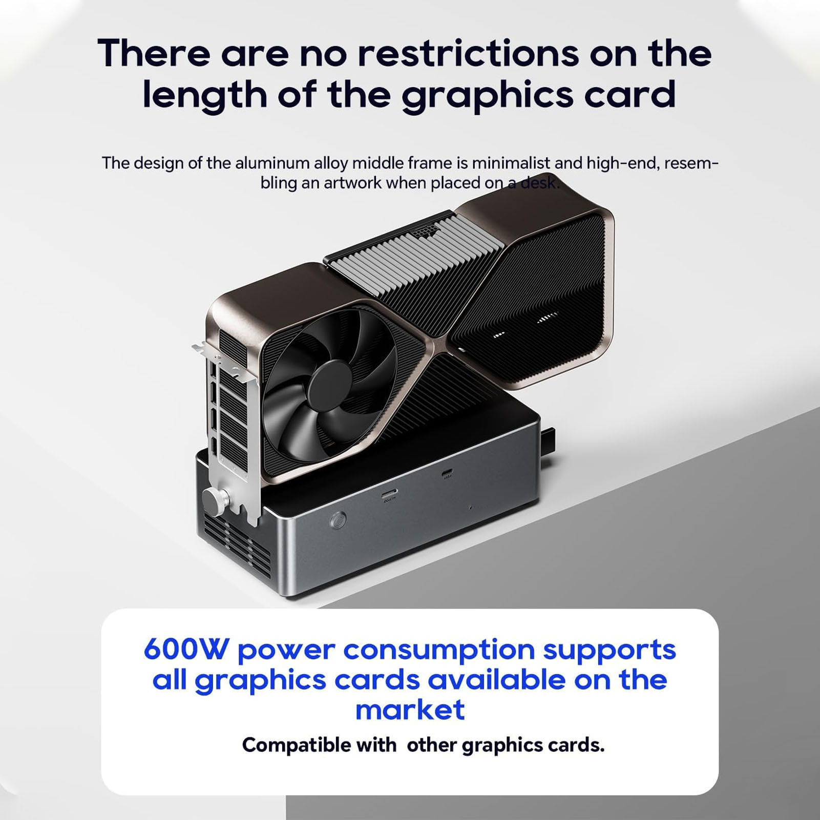 800W PSU PCIe 4.0 X4 외장 GPU 도크 - Oculink Gpu Dock Station 리뷰 및 가격
