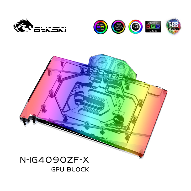 Bykski N-IG4090ZF-X GPU 블록, 다채 - Rtx 4090 Water Block Full Cover 리뷰 및 가격